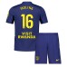 Atletico Madrid Nahuel Molina #16 Bortedraktsett Barn 2025-26 Korte ermer (+ Korte bukser)